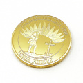 Großhandelspreis Custom Logo Sammlertierrunde Goldbeschichtung Herausforderung Münze